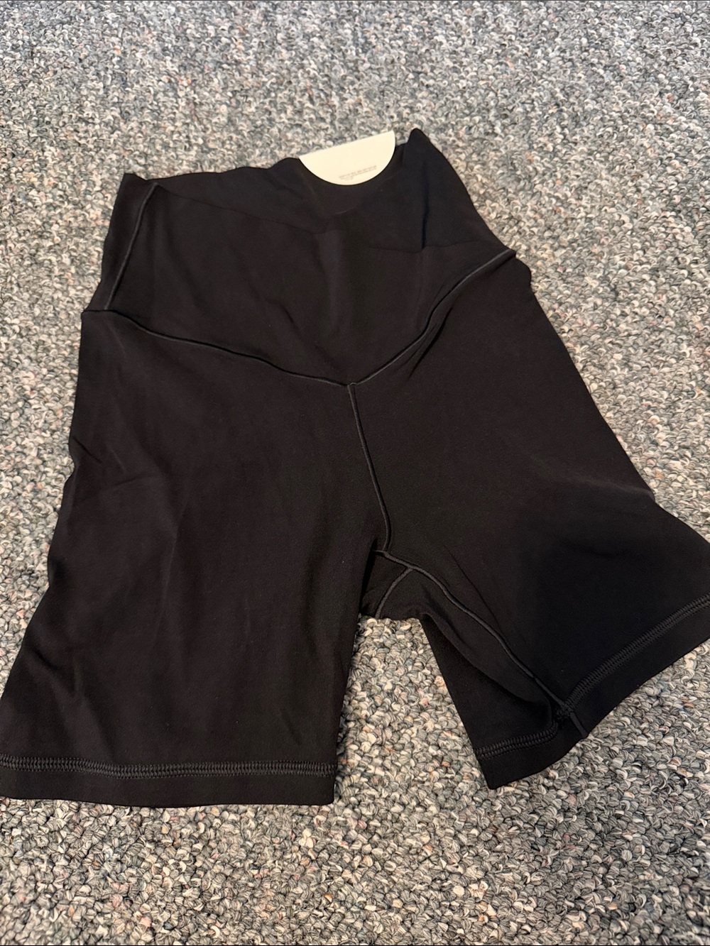 aerie Black High-Waist Athletic Bike Shorts